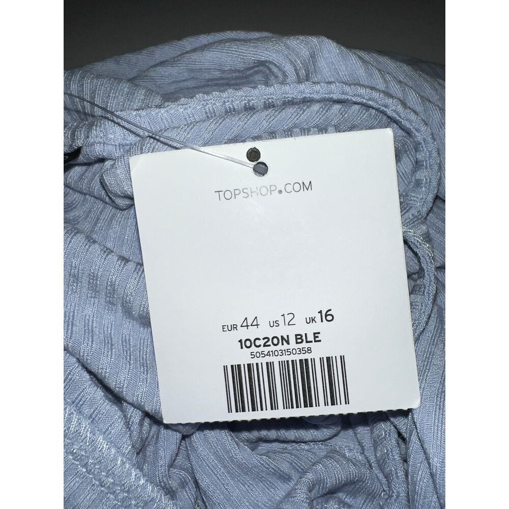 Topshop women’s new button down mini blue spaghetti strap dress - Picture 10 of 10